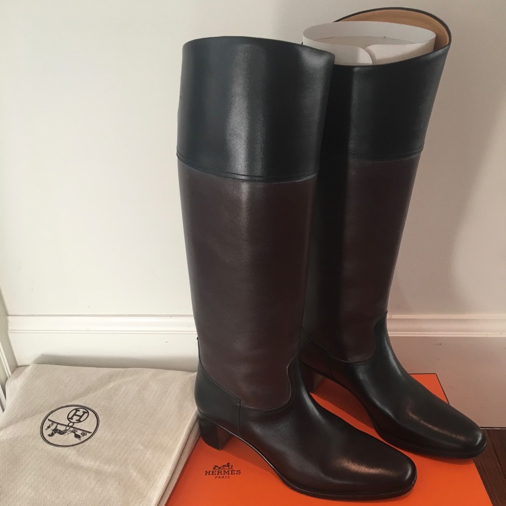 Hermes Leather Boots